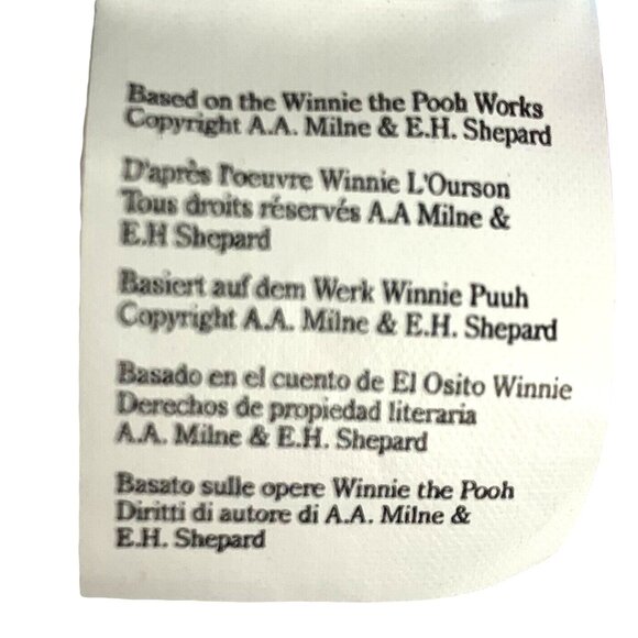 The Walt Disney Company Butterfly Pooh Bear Easter 2000 Collectible Plush 7" - Picture 10 of 10